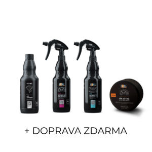 Sada pre hĺbkové čistenie interiéru (Univerzálny čistič + detailer + čistič textilu + aplikátor)