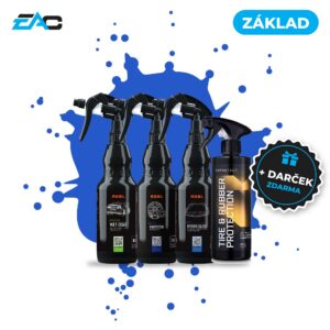 Sada Príprava na zimu Základ + darček zdarma – Wet Coat, Rimtector, Hybrid Glass, Tire & Rubber Protection