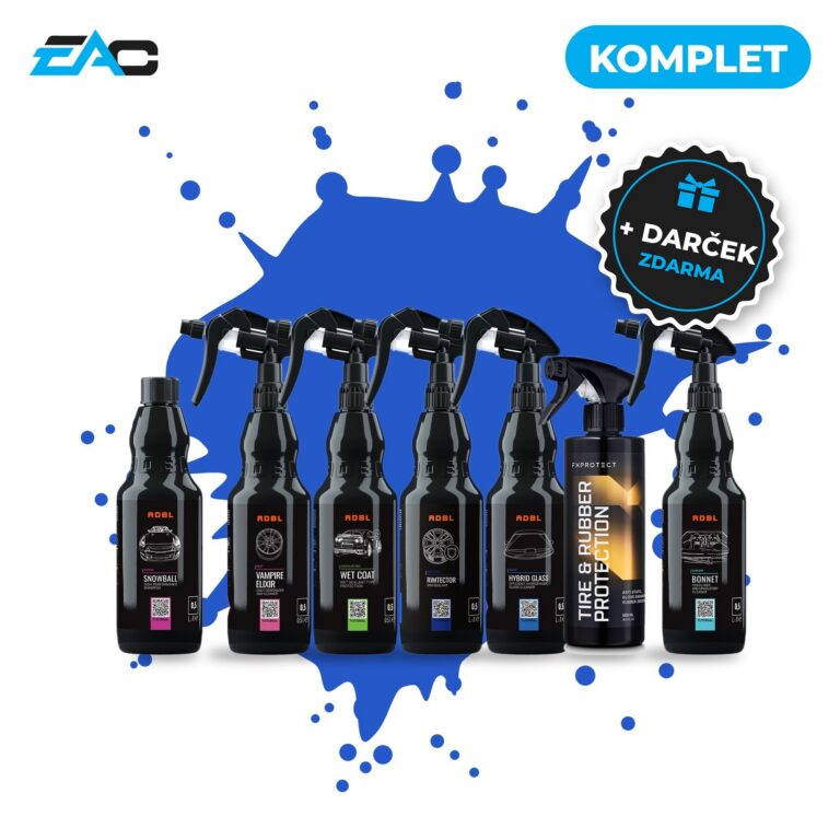 Sada Príprava na zimu Komplet + darček zdarma – Snowball, Vampire Elixir, Wet Coat, Rimtector, Hybrid Glass, Tire & Rubber Protection, Bonnet